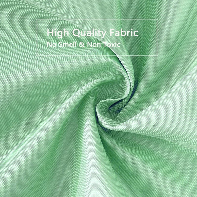 LLSCL Green Fabric Shower Curtain Liner with Magnets, Waterproof Hotel Quality, 72 x 72 Machine Washable - Image 5